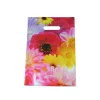 100 Grifflochtragetaschen LDPE Blumenmotiv 51my 25x35cm